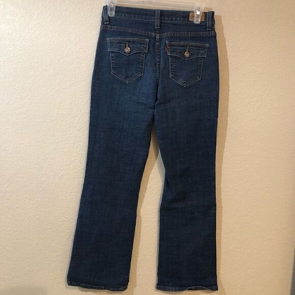 Levi’s 512 6S Blue Denim Perfectly Slimming Boot Cut Jeans - Picture 2 of 7